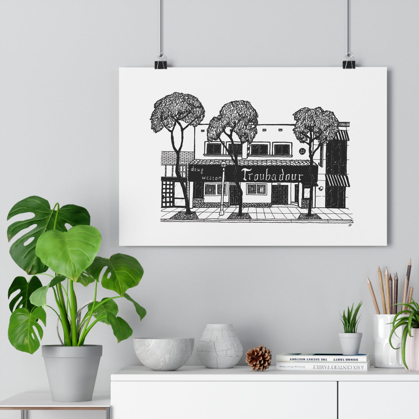 Troubadour, Los Angeles, USA Giclée Art Print