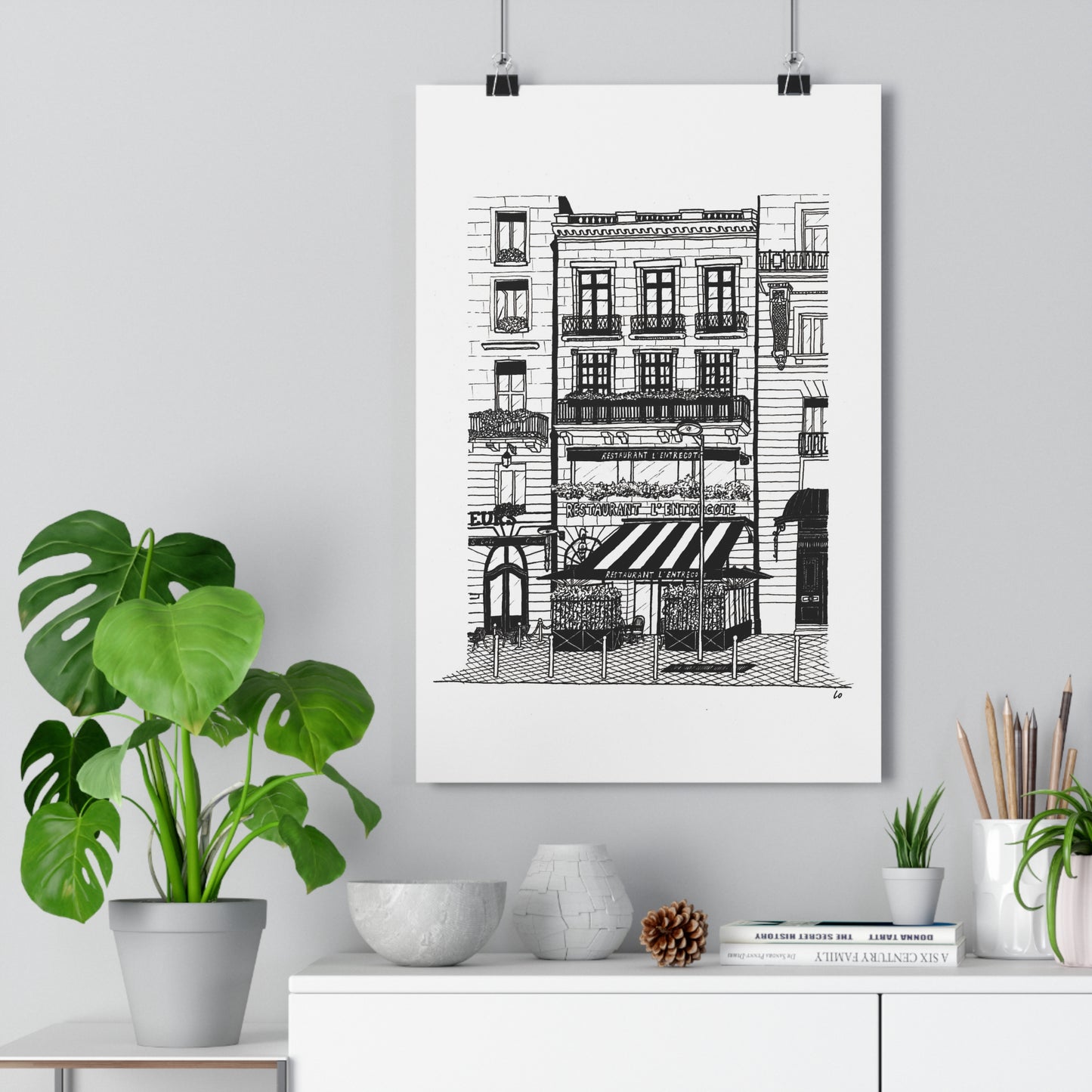 L'Entrecote restaurant, Bordeaux, France Giclée Art Print