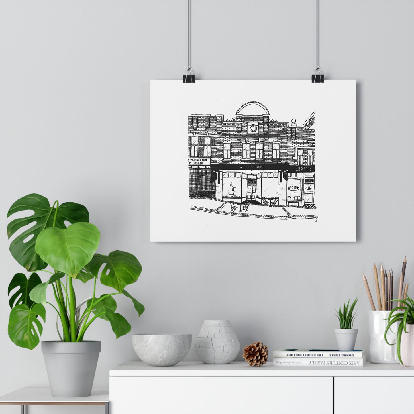 Wines Of While, Perth, Australia Giclée Art Print