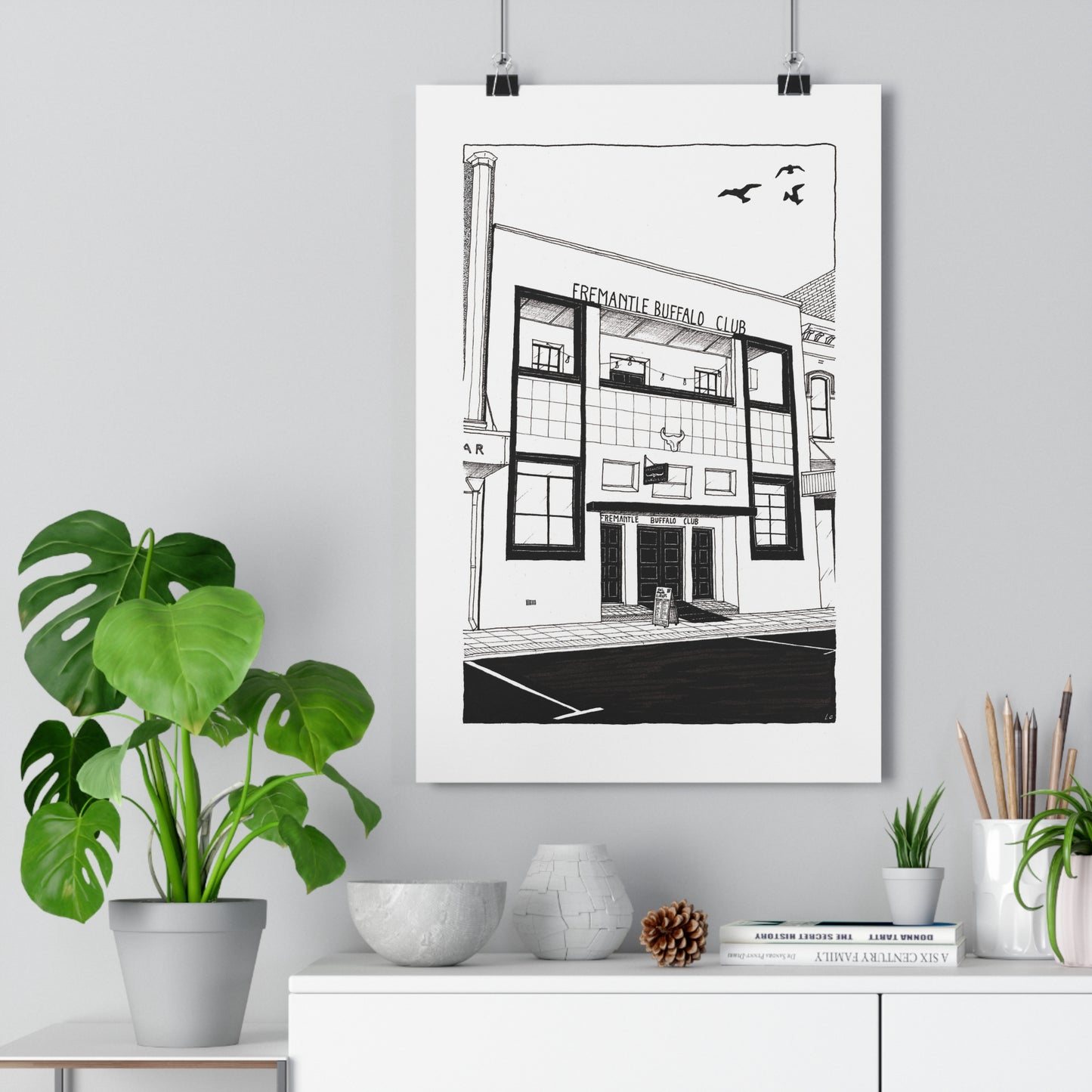 Fremantle Buffalo Club, Western Australia Giclée Art Print