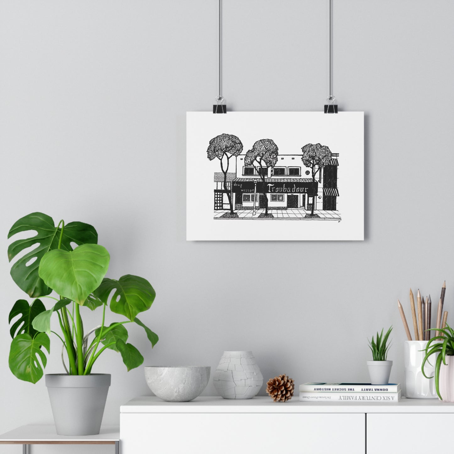 Troubadour, Los Angeles, USA Giclée Art Print