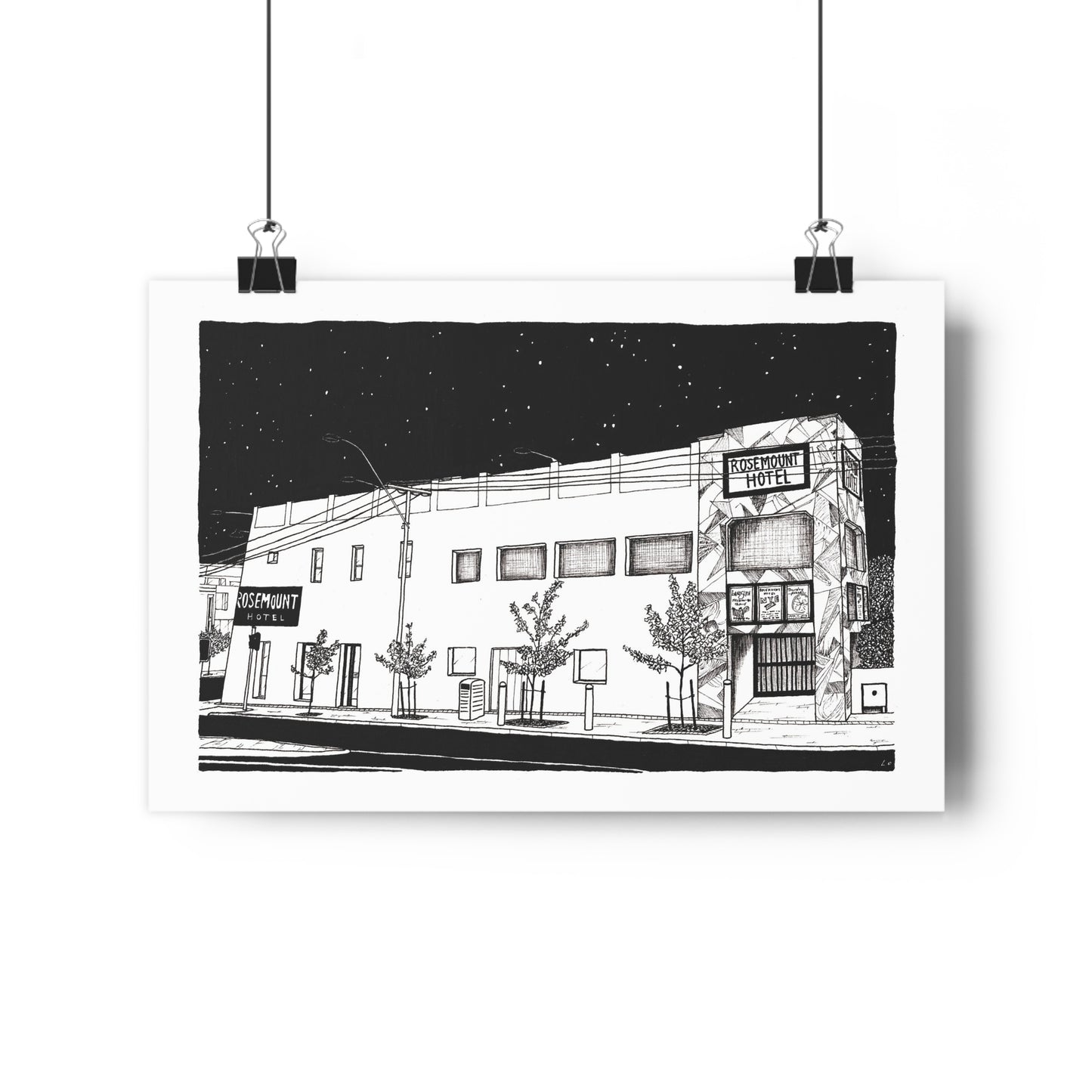 Rosemount Hotel, Perth, Australia Giclée Art Print