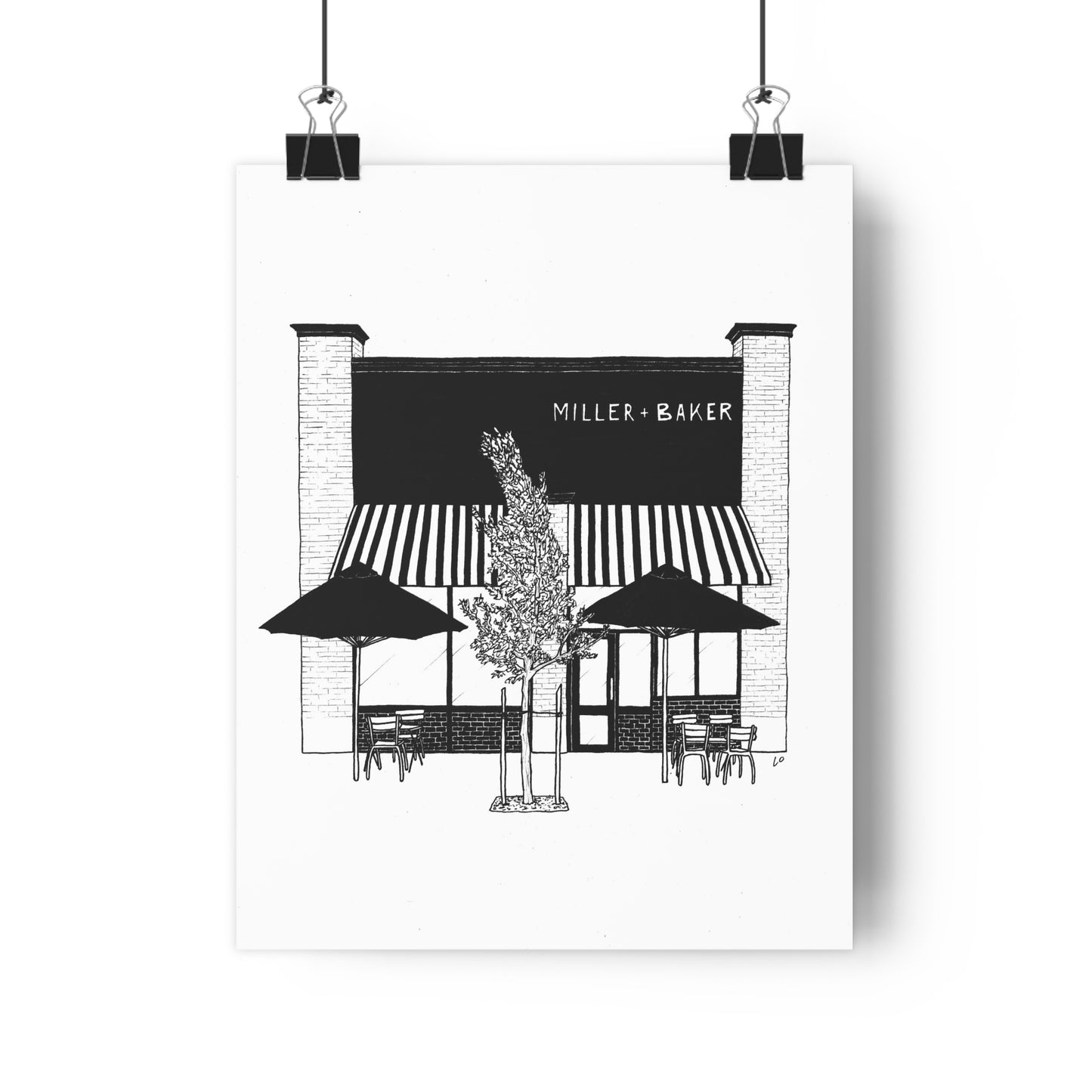 Miller + Baker, Perth, Australia Giclée Art Print