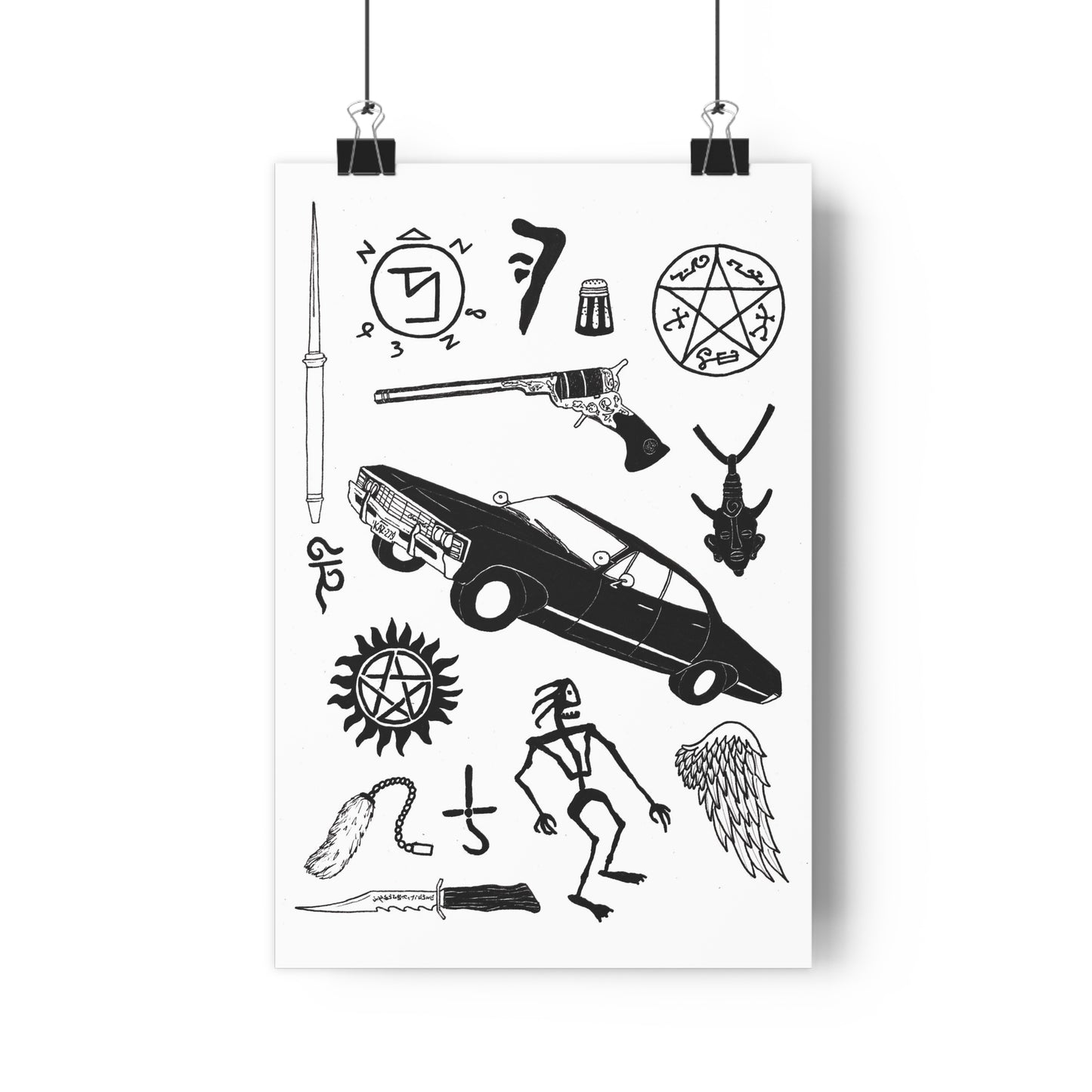 Supernatural (tv series) Giclée Art Print