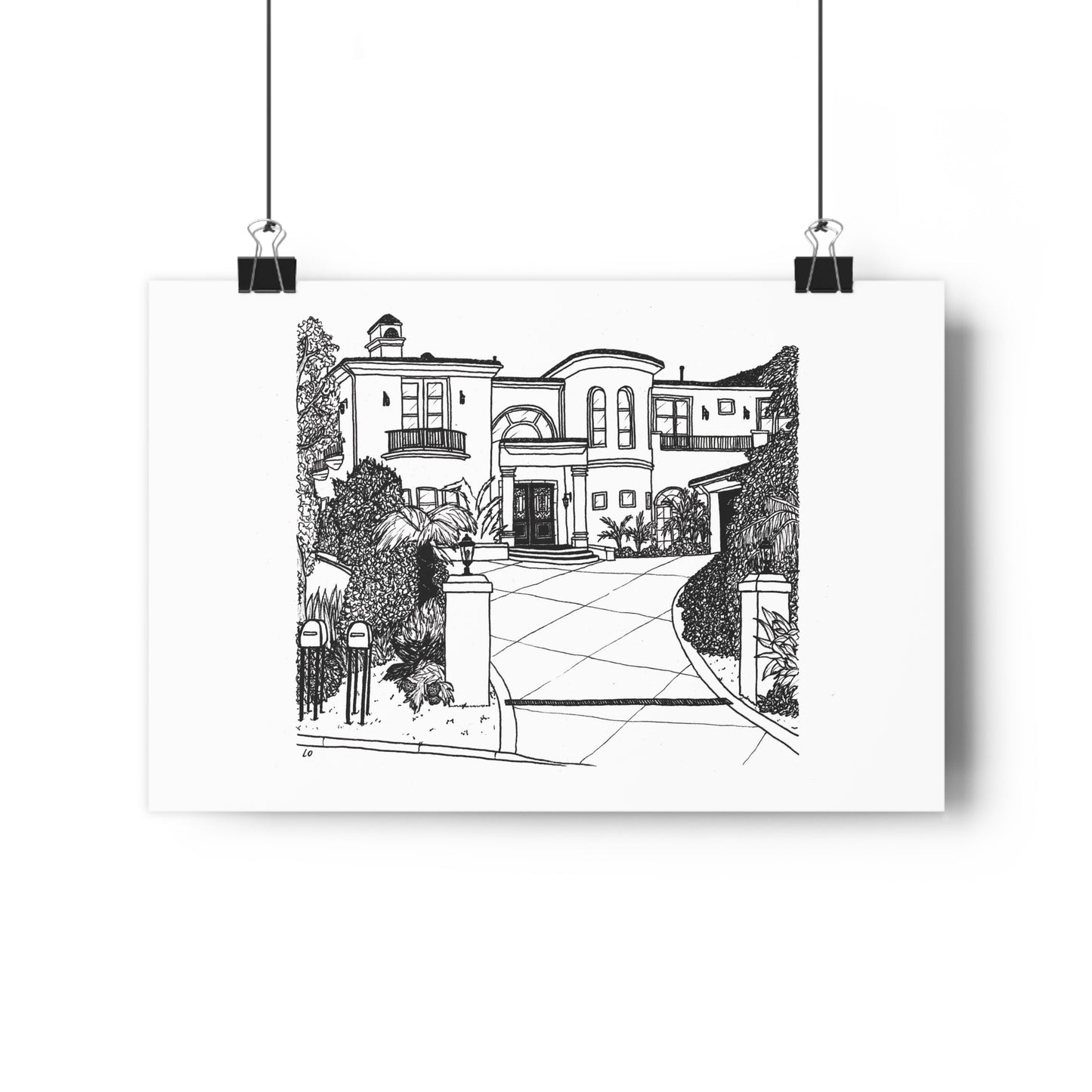 Cohen House, The OC (tv series) Giclée Art Print