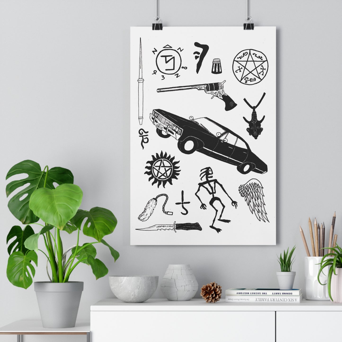 Supernatural (tv series) Giclée Art Print