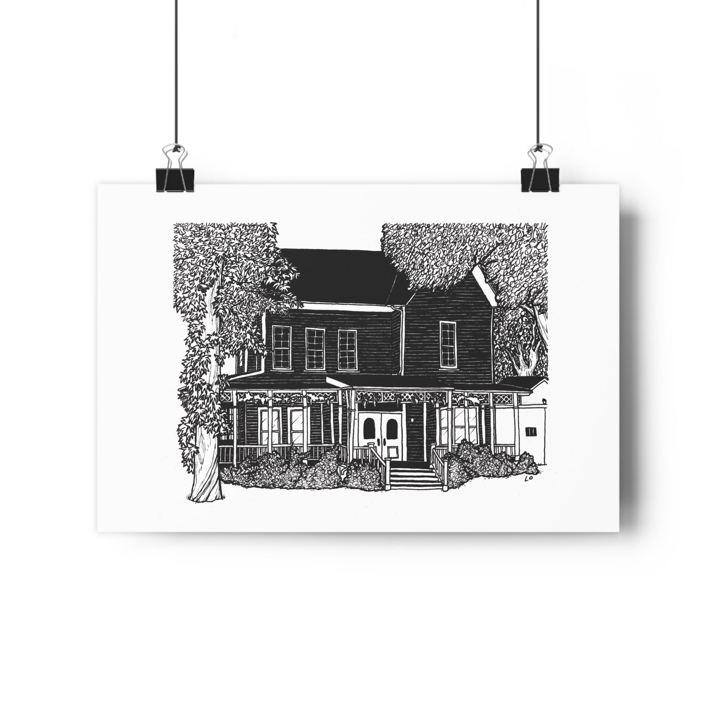 Rory & Lorelai's House, Gilmore Girls (tv series) Giclée Art Print