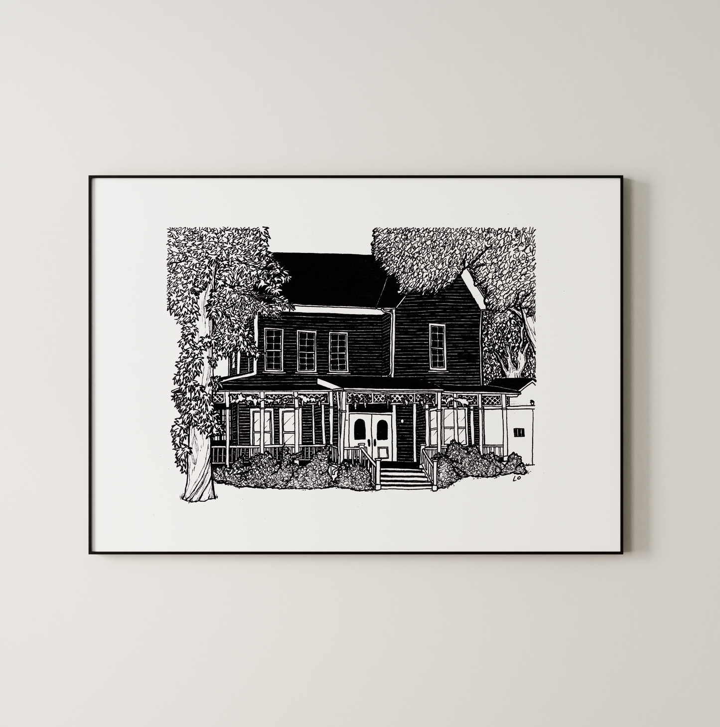 Rory & Lorelai's House, Gilmore Girls (tv series) Giclée Art Print