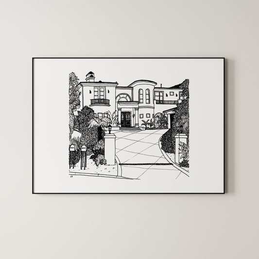Cohen House, The OC (tv series) Giclée Art Print