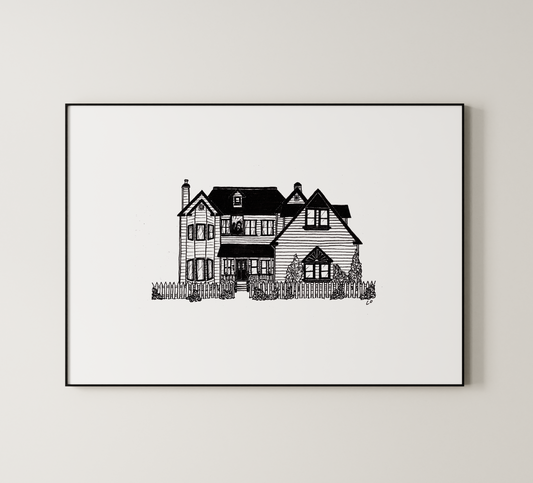 Stu's House, Scream (film) Giclée Art Print