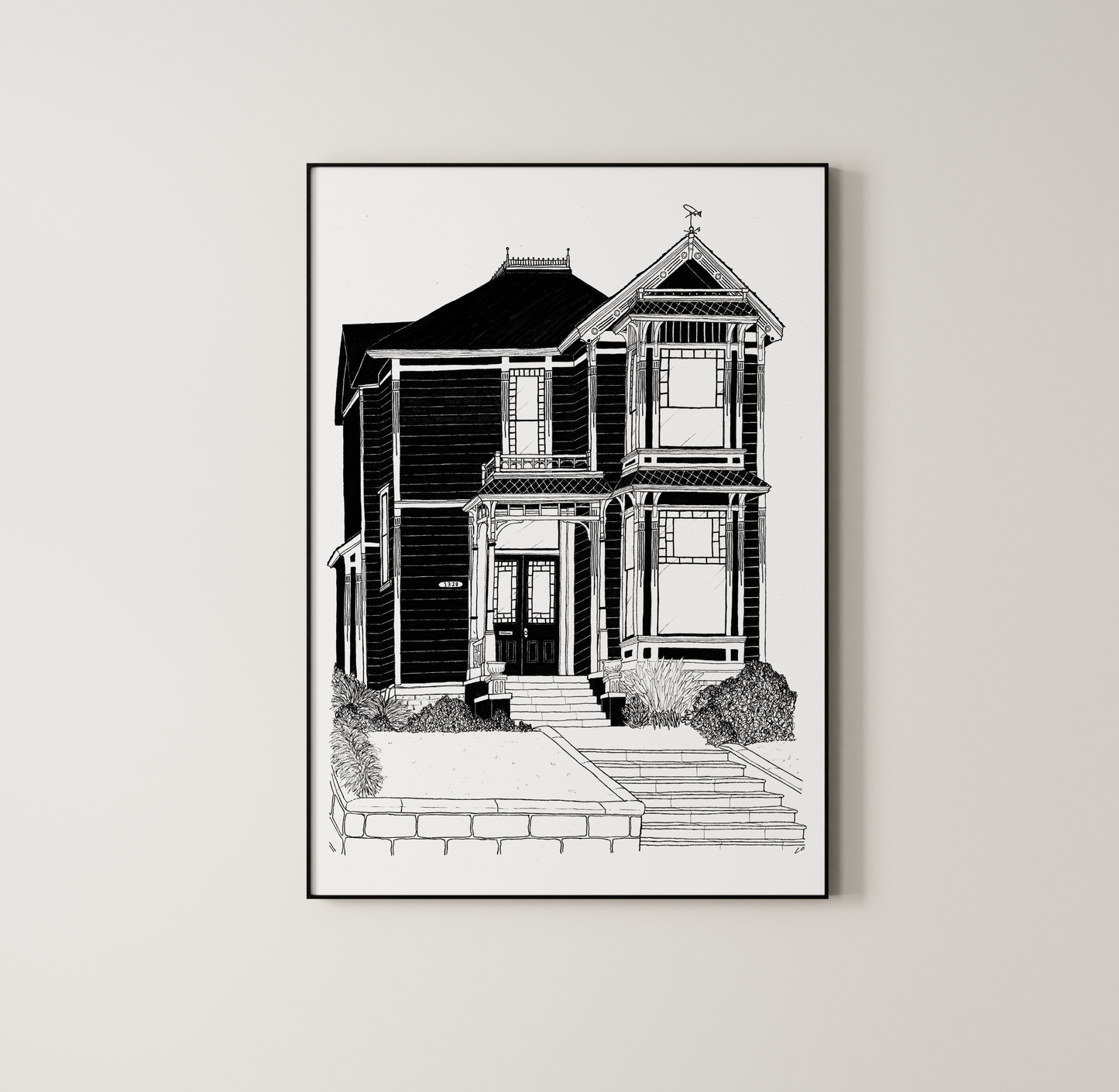 Halliwell Manor, Charmed (tv series) Giclée Art Print