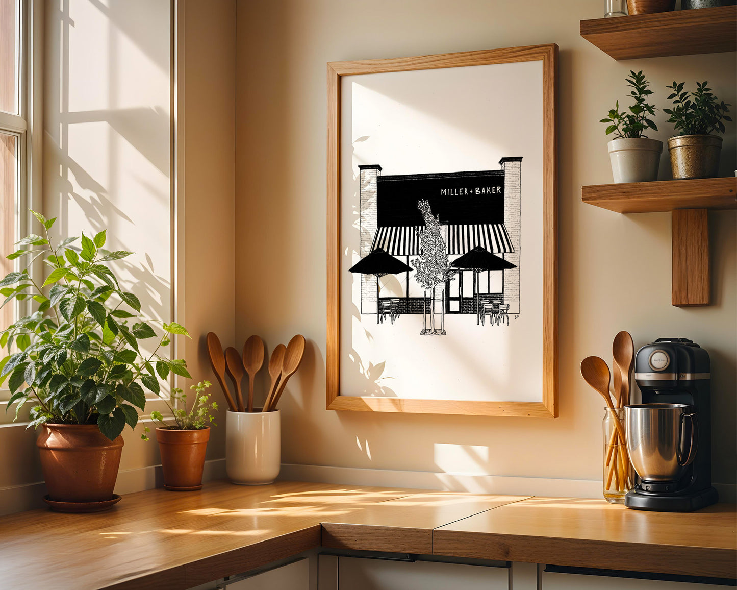 Miller + Baker, Perth, Australia Giclée Art Print