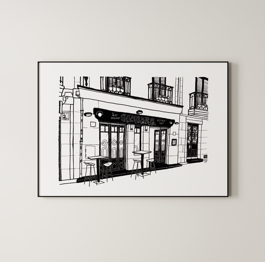 Ganbara tapas restaurant, San Sebastian, Spain Giclée Art Print