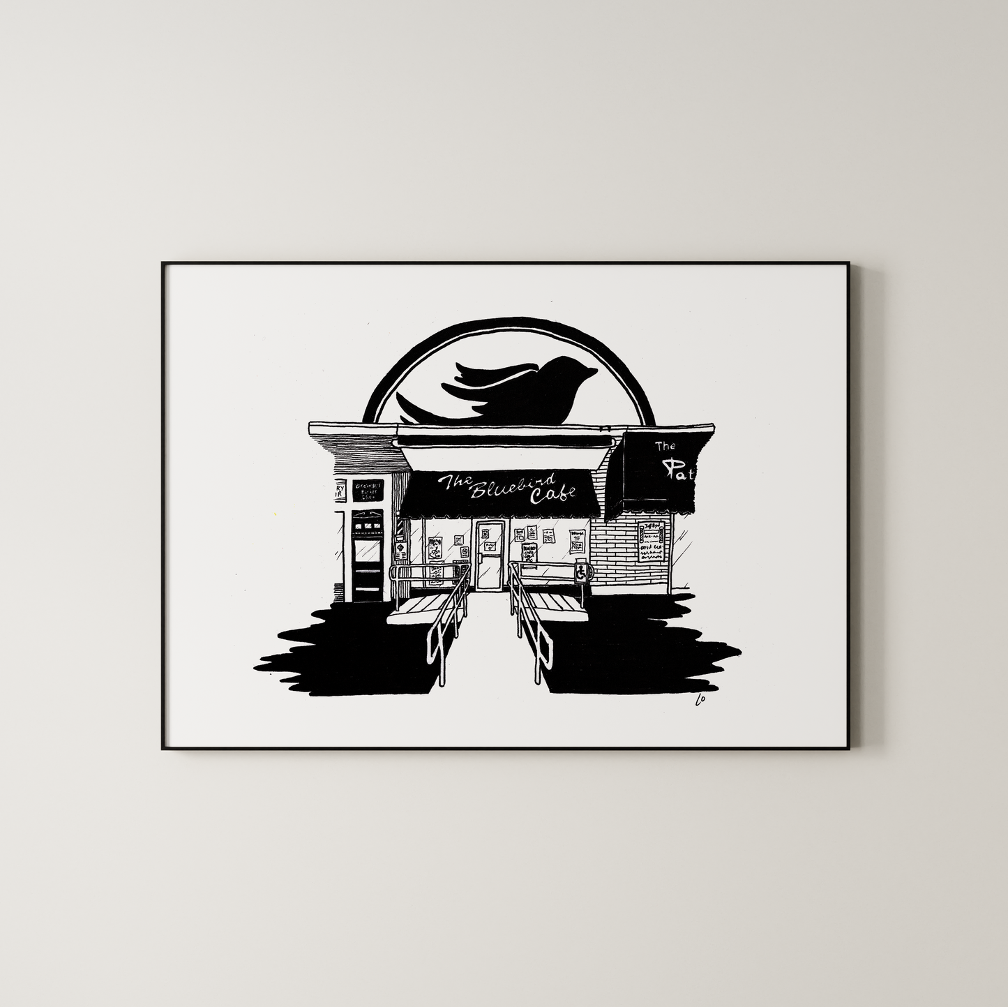 The Bluebird Cafe, Nashville, USA Giclée Art Print