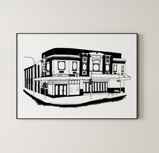 Luna cinemas, Perth, Australia Giclée Art Print