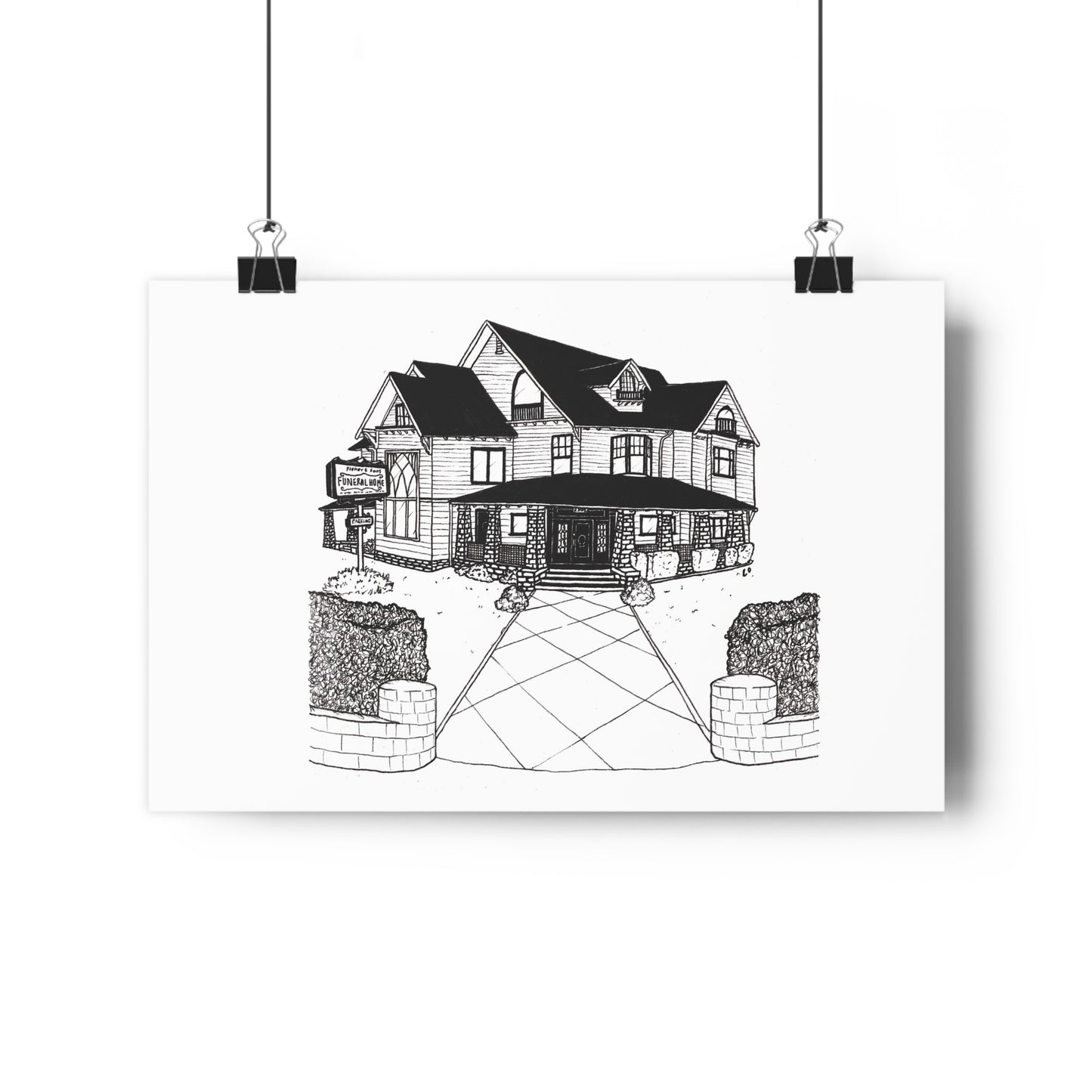 Fisher & Son's Funeral Home, Six Feet Under (tv series) Giclée Art Print