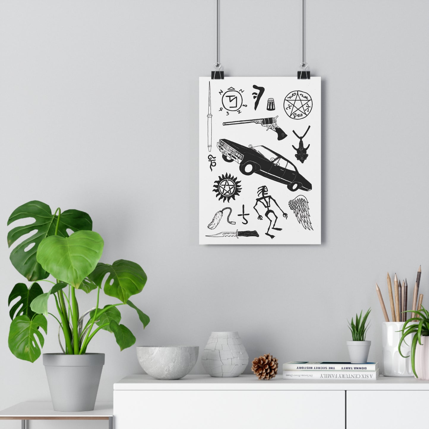 Supernatural (tv series) Giclée Art Print