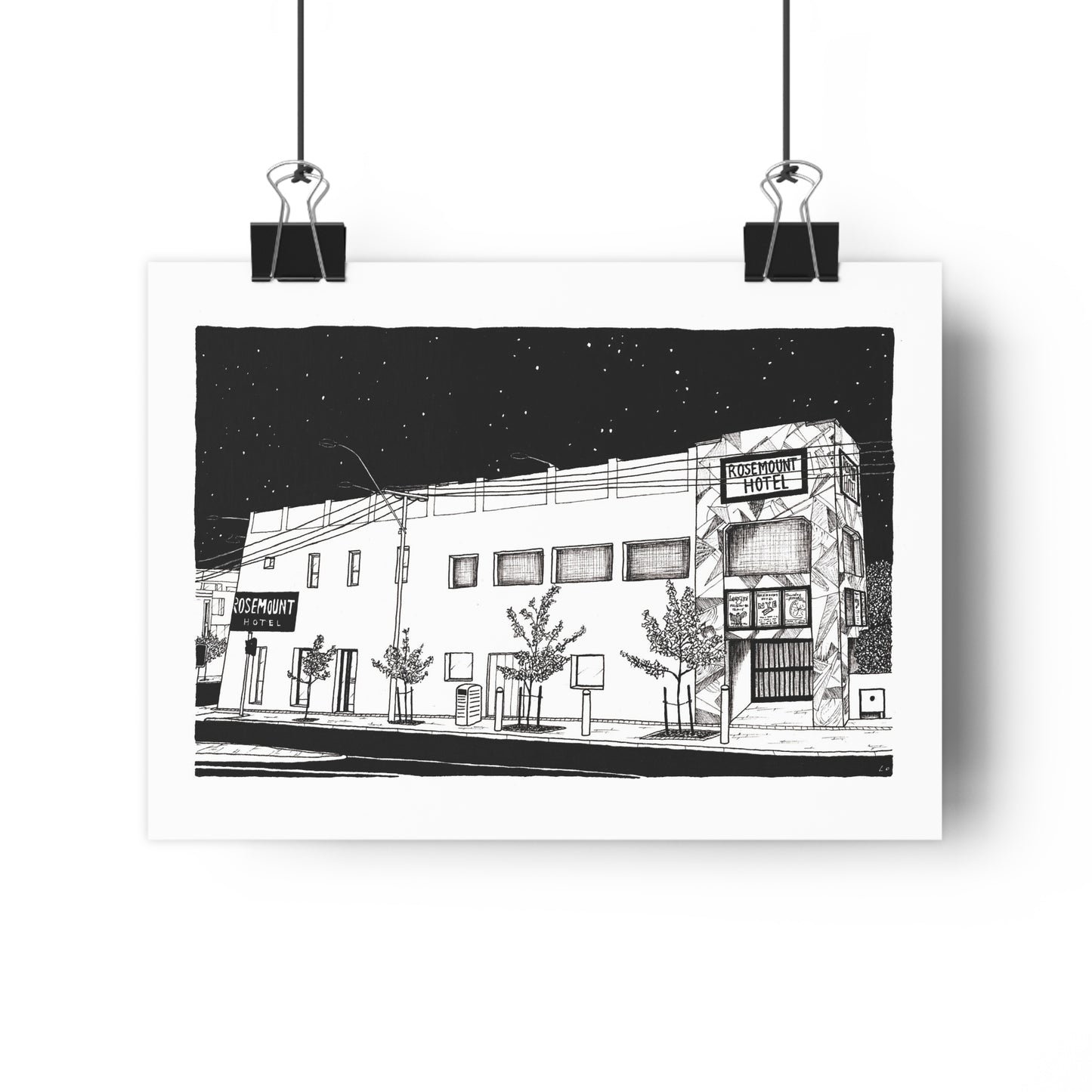 Rosemount Hotel, Perth, Australia Giclée Art Print