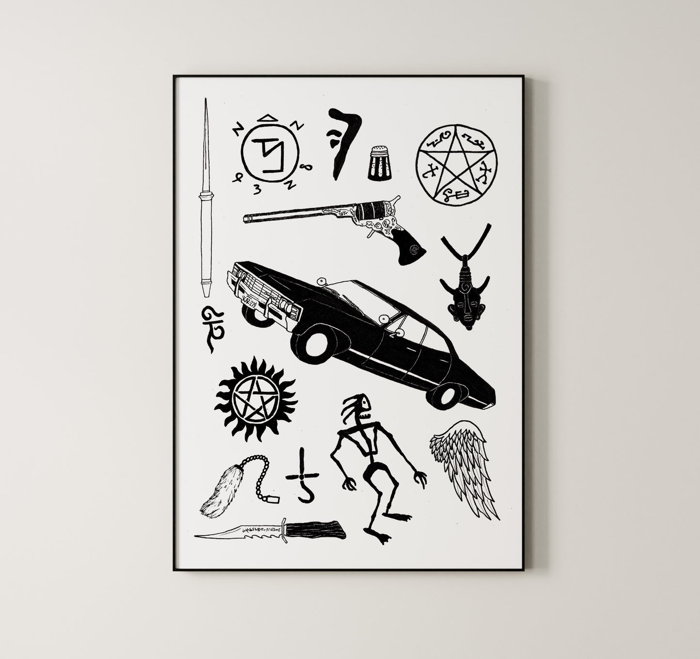 Sam & Dean Winchesters car & more, Supernatural