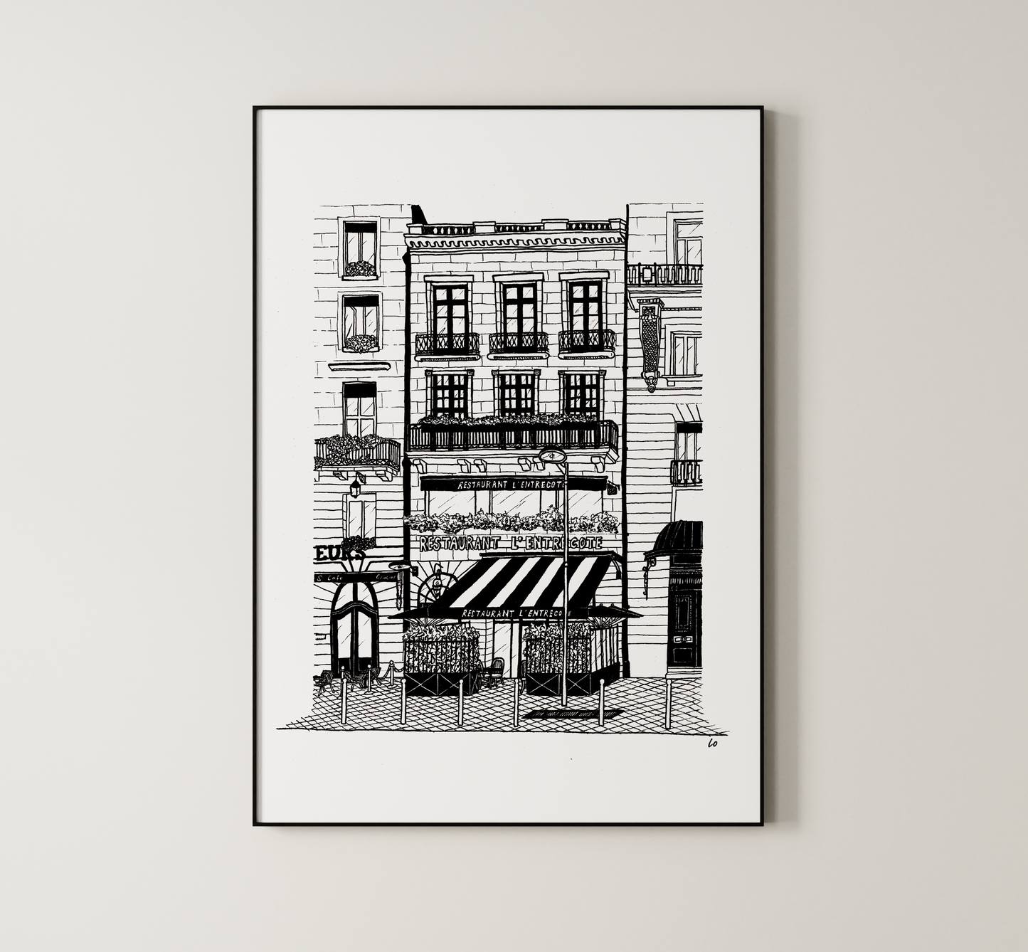 L'Entrcote restaurant, Bordeaux FRANCE