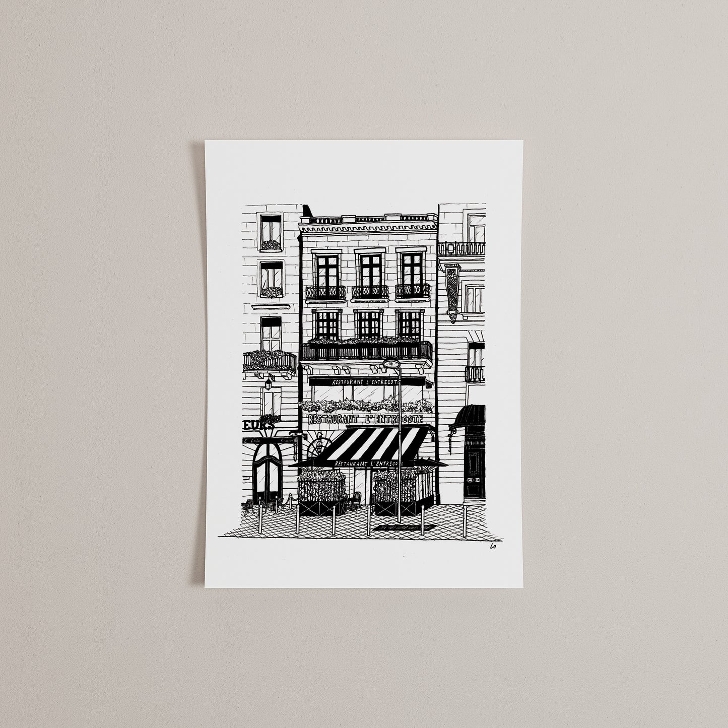 L'Entrcote restaurant, Bordeaux FRANCE